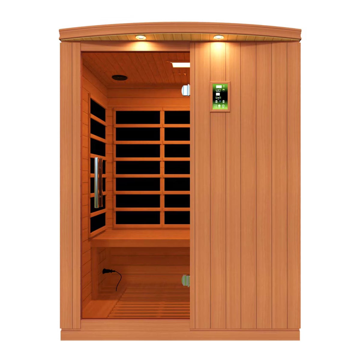 Madrid Elite 3 Person Low EMF Infrared Lighting Home Sauna