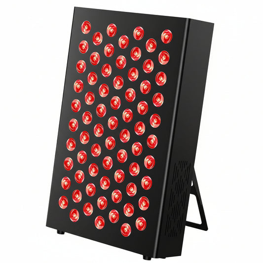Red Light Therapy Box, 5In1 LED with 630-660-810-830-850, Metal Case, 3 Modes Red Light Panel with Soft Belt, 6 Timing Set - 9 Pulse Modes - 4-Level - Red Light Therapy Panel for Body